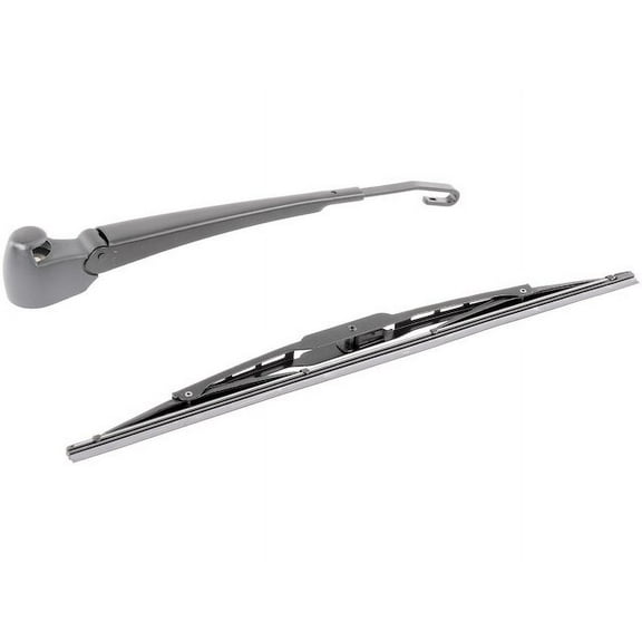 Back Glass Wiper Arm and Blade Assembly - Compatible with 2001 - 2005 Volkswagen Jetta Wagon 2002 2003 2004