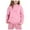Pink, variant on Girls' Fashion Girls Sets Child Toddler Boys Girls Long Sleeve Solid Warm Hoodie Pullover Tops Pants Kids Outfits Sweat Suit