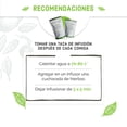 thumbnail image 4 of Tisanas Naturales NATURALMENTE EL CHICO 40 gr Té con Menta Hierba Limón y Jengibre, 4 of 6