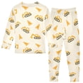 thumbnail image 2 of joogoo Construction Vehicles Excavator 2 Piece Long Sleeve Tee and Pants Cotton Pajama Set 4T, 2 of 7