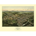 thumbnail image 2 of Fowler 14x12 White Modern Wood Framed Museum Art Print Titled - Oakland Maryland - Fowler 1906, 2 of 4