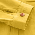 thumbnail image 6 of Toddler Baby Boys Button Down Denim Shirt Boys Girls Long Sleeve Casual Cowboy Solid Color Top, 6 of 6
