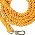 thumbnail image 5 of Handcrafted Dog Leash Multifunctional Double Head Braiding Dog Training Leash with Gold Accessories for Running, 5 of 5