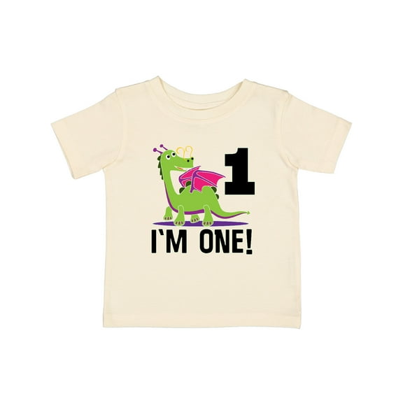 Inktastic First Birthday Girl Dragon Girls Baby T-Shirt