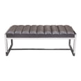 thumbnail image 4 of Diamond Sofa Bardot Large Bench Ottoman With Stainless Steel Frame BARDOTBEEG, 4 of 11