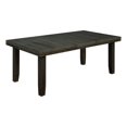 thumbnail image 1 of Table de Salle à Manger Extensible en Bois de Chêne Foncé Rustique, 1 of 4