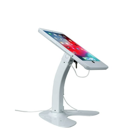 CTA Digital - Dual Security Kiosk Stand with Locking Case and Cable for 10.2-Inch iPad