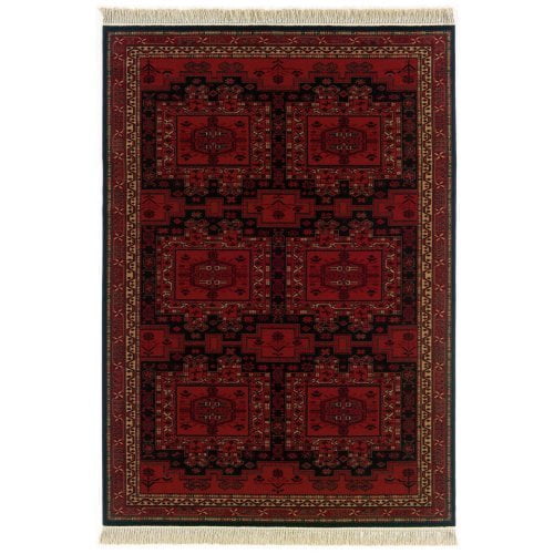 Couristan Kashimar Oushak Rug In Brick Red - (2 Foot 2 Inch x 4 Foot 9 ...