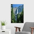 thumbnail image 4 of GREATBIGCANVAS Upper and Lower Yosemite Falls, Canvas Wall Art Print, Waterfall Home Decor Artwork, 16"x24", 4 of 8