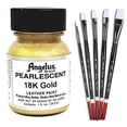thumbnail image 6 of 1 Oz Angelus Pearlescent Leather Paint 7 Color Set W/ 5 Pc Brush Set, 6 of 8