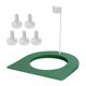 thumbnail image 1 of Agujero de plástico para práctica de 5 alfombrillas de goma. blanco shamjiam Golf Putting Cup Hole, 1 of 9