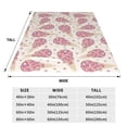 thumbnail image 3 of Pofeuu Sparkling Ice Cream Print Ultra-Soft Micro Fleece Blanket,for Bed Or Sofa,All Season Throw Blankets Flannel Blanket-50"x40", 3 of 7