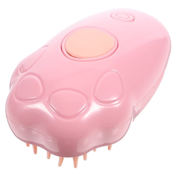 GOOHOCHY 1 juego de cepillo de vapor eléctrico para mascotas, cepillo de ducha para perros y gatos, elimina el pelo enredado y masajea.