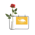 thumbnail image 1 of st hammer armor herbivore bottom layer artificial rose flower hanging vases decoration bottle, 1 of 3