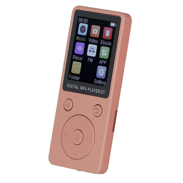 Reproductor De MP3 Con 5.0, Reproductor De Música MP3 Y MP4 Con Altavoz, Pantalla Digital LCD 1.8'', Tarjeta TF De 64 GB, Radio FM, Grabadora De Voz, Admite Hasta 128