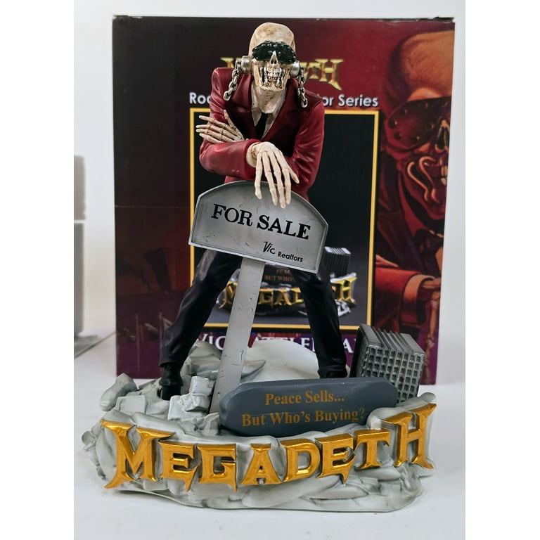 メガデス フィギュア　megadeth ROCK Vic Rattlehead Megadeth 'Peace Sells' Vic Rattlehead KnuckleBonz Statue