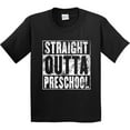 thumbnail image 3 of Inktastic Straight Outta Preschool Youth T-Shirt, 3 of 5