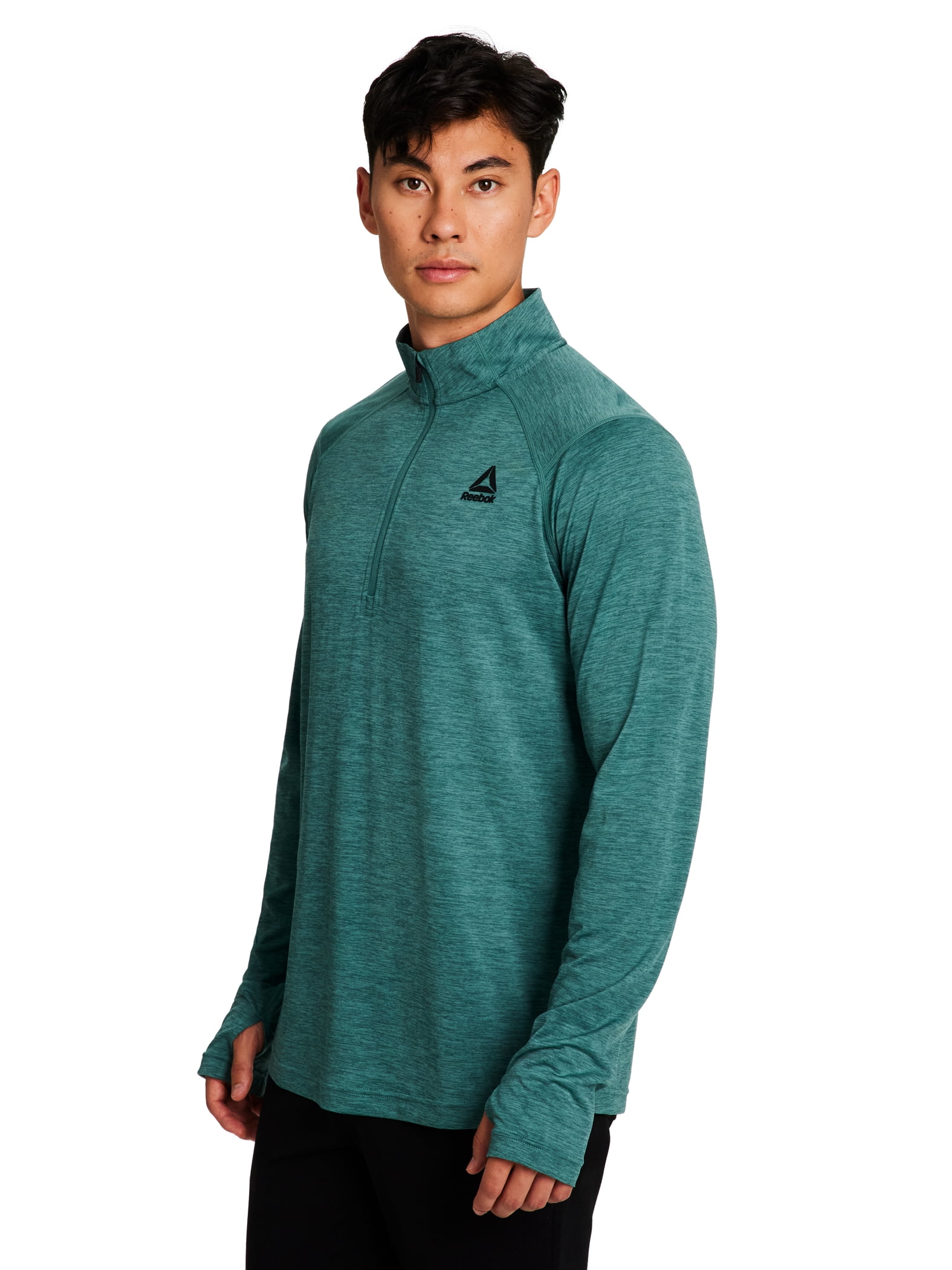 Reebok Men's and Big Men's Trail Quarter-Zip Active Pullover Shirt, Sizes XS-5XL