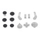 thumbnail image 1 of 13 Pcs Set Controller Thumbsticks Paddles D Pads Stylish Textured Grip Controller Accessories for Elite Series 2 Silver, 1 of 5