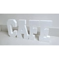 thumbnail image 2 of 23'' H Free Standing 2'' Thick EPS Foam Letters Bottom Stable Wind Resistant for Party Signs and Games (Letter S), 2 of 2
