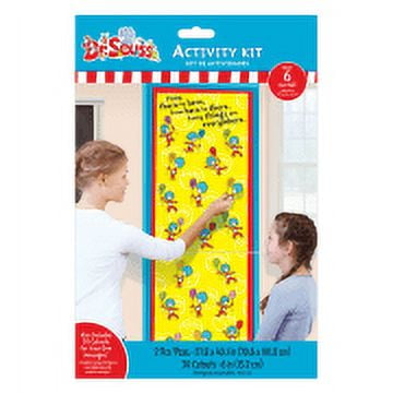 UPC: 0192937102473 | Amscan Dr. Seuss Activity Sheet Kits 28 x 40 Multicolor 32 Pieces Per Kit Set Of 3 Kits