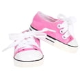 thumbnail image 3 of Sophia's Pink Lace-Up Canvas Sneakers for 18" Dolls, 3 of 6