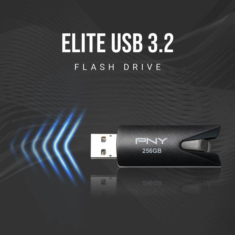 PNY 512GB Turbo Attache 3 USB 3.2 Flash Drive 100MB/s, Silver (Pack of 1 PNY 512GB Turbo Attache 3 USB 3.2 Flash Drive 100MB/s, Silver (Pack of 1