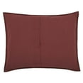 thumbnail image 3 of VHC Brands Sham Standard Quilted, Cotton Bedroom Sham Cover, Bedding Accessory, Bedroom Decor, Connell Collection, Rectangle 21x27, Burgundy, 3 of 5