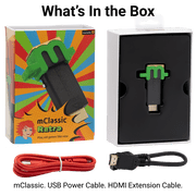 Marseille mClassic Retro Edition Green Resolution Upscaler and Image Enhancer for NES, Sega Genesis, SNES, PS1, PS2