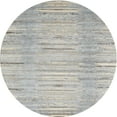 thumbnail image 1 of Ahgly Company Indoor Round Contemporary Pale Silver Gray Abstract Area Rugs, 3' Round, 1 of 6