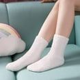 thumbnail image 5 of Dalrosia Womens Fuzzy Socks Cozy Fluffy Winter Cabin Slipper Warm Soft Microfiber Plush Home Sleeping Socks, 5 of 6