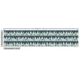 thumbnail image 2 of Night Fabric by the Yard, Mountains Reindeers Stars the Moon Winter Time Seasonal Cartoon, Decorative Upholstery Fabric for Sofas and Home Accents, 3 Yards, Pale Seafoam Dark Teal by Ambesonne, 2 of 4