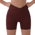 thumbnail image 5 of YDLCAFD Valentine's Day New Waist Yoga Shorts With Thread High Waist And Lift Split Pants L, 5 of 5