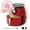Red, variant on Dash Deluxe Electric Air Fryer + Oven Cooker with Temperature Control, Non-stick Fry Basket, Recipe Guide + Auto Shut Off Feature, 1700-Watt, 6 Quart, Red