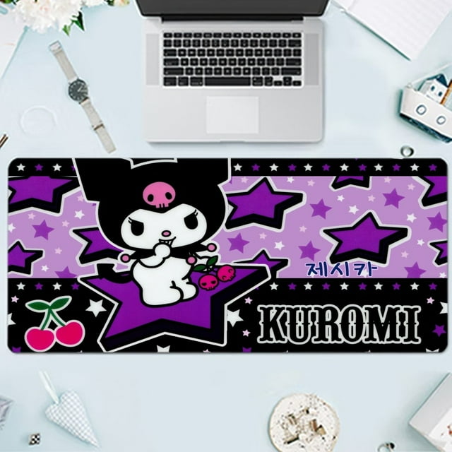 Kuromi Kawaii Mousepad Large Gaming Compute Gamer PC Keyboard Mouse Mat good