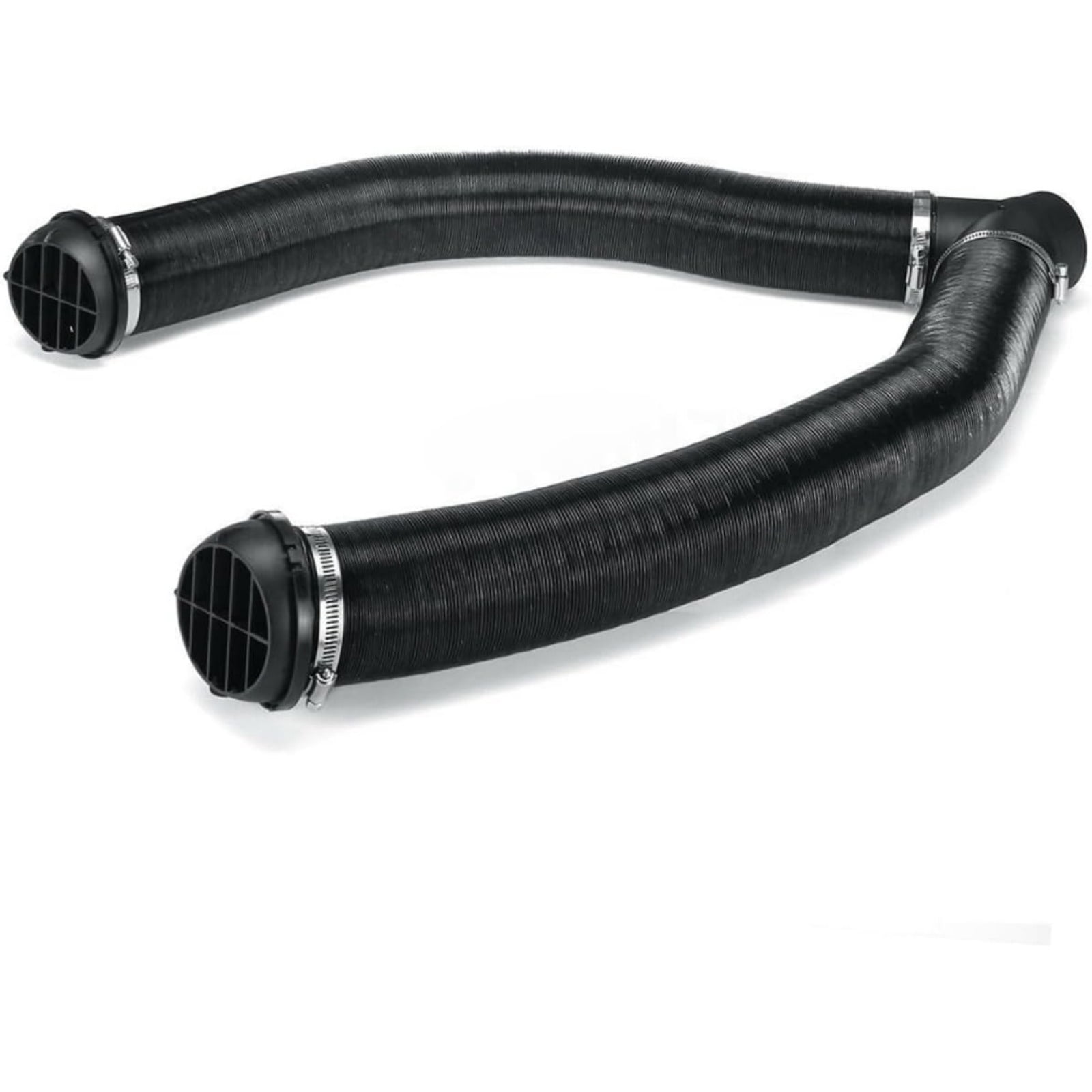 75mm Diesel Heater Air Ducting Kit with 2 Hoses Y Connector 2 Vents and 4 Clamps for Webasto Eberspacher Propex