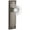 Grey, variant on Grandeur 810060 Fifth Avenue Solid Brass Rose Single Dummy Door Knob - Bronze