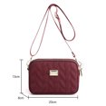 thumbnail image 1 of Bolsa de hombro con múltiples bolsillos para mujer de viaje Ehuebsd acolchada e impermeable informal de nailon ajustable portátil suave para ir de compras, 1 of 3