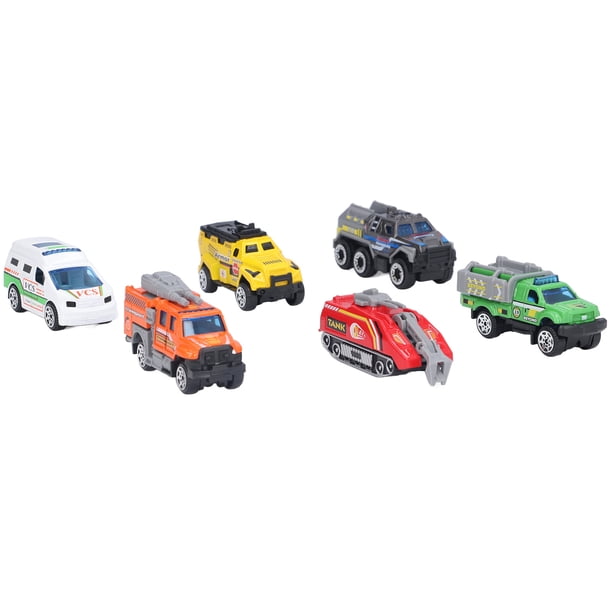 Juguete De Modelo De Coche 1:64, Juguete De Modelo De Coche De Aleación Exquisita Simulado 6 Uds Para Fiesta De Vacaciones Para Niños De 3 Años + Chico Para Juego De Rol ANGGREK AC6915