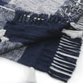 thumbnail image 4 of LR Home Checkered Cotton Woven Washable/Lightweight Coverlets, King, Blue, 4 of 8
