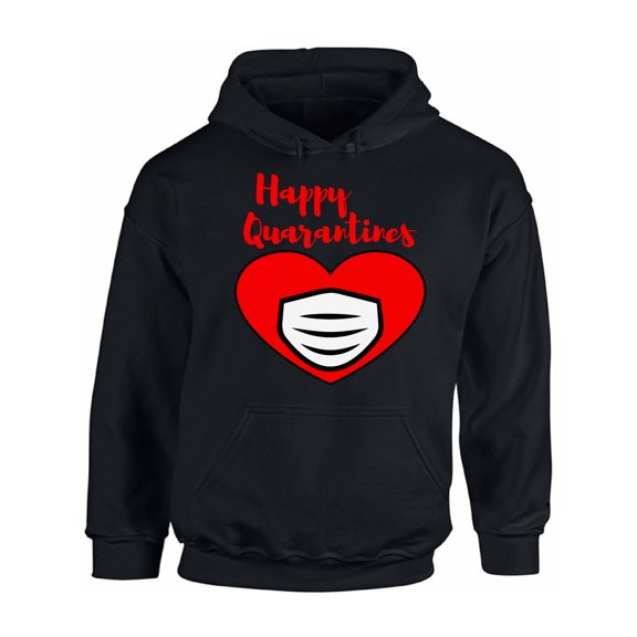 Valentines Day Hoodie for Men Women Funny Heart Valentine 2021 Sweater Graphic Hooded Sweatshirt Unisex