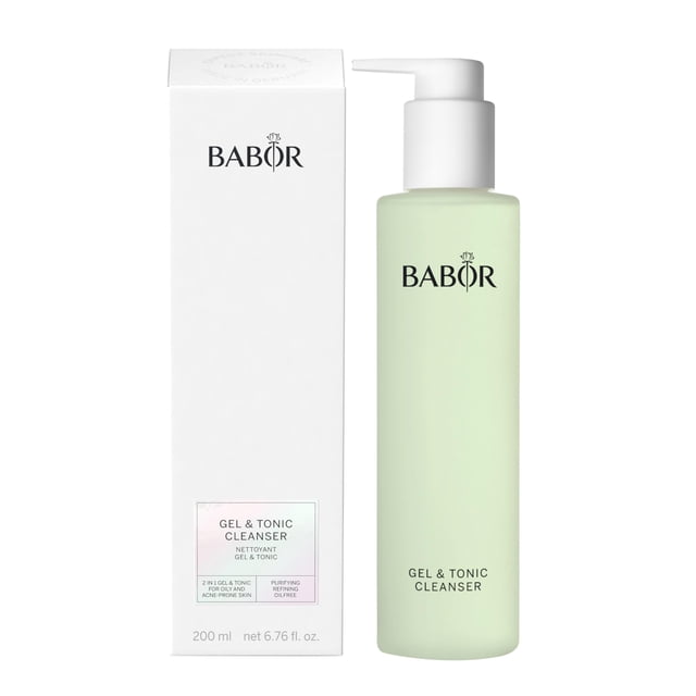 Gel Tónico Limpiador BABOR 2 en 1 Vegano 200 ml
