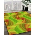 thumbnail image 3 of Ahgly Company Machine Washable Indoor Rectangle Transitional Pistachio Green Area Rugs, 2' x 5', 3 of 7