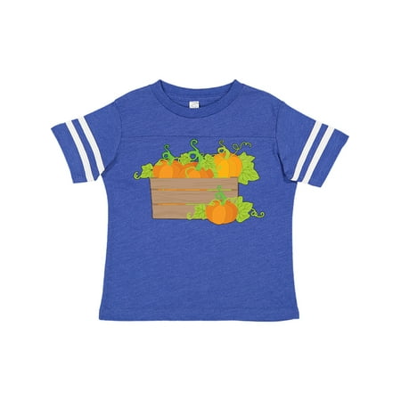 

Inktastic Pumpkins in a Crate with Green Vines Gift Toddler Boy or Toddler Girl T-Shirt