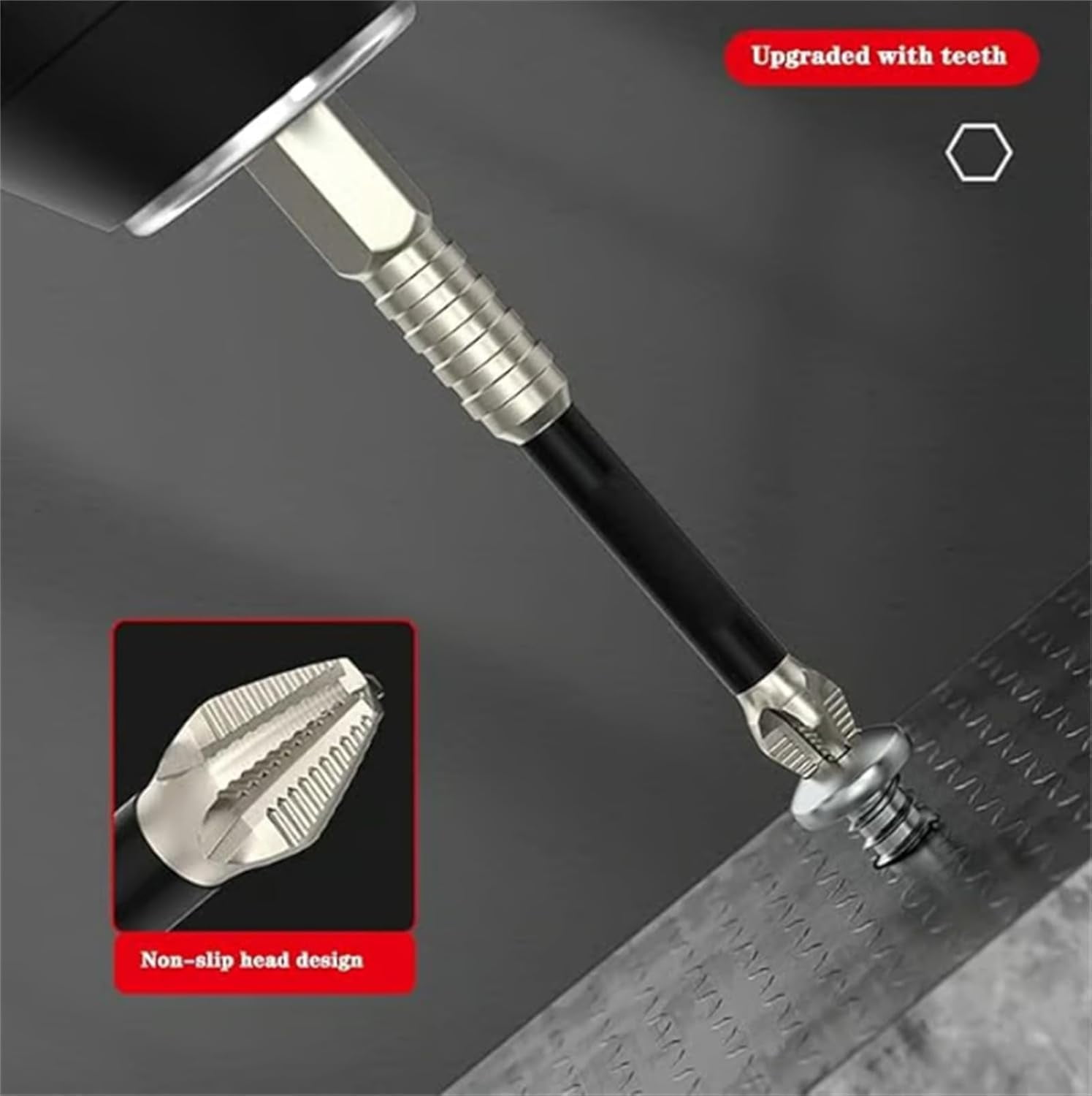 High-Magnetic Screwdriver Drill Bit Set, 6-Piece Alloy Steel Magnetic Drill Bits for Electric Screwdriver & Drill, Anti-Slip, 25-150mm Lengths