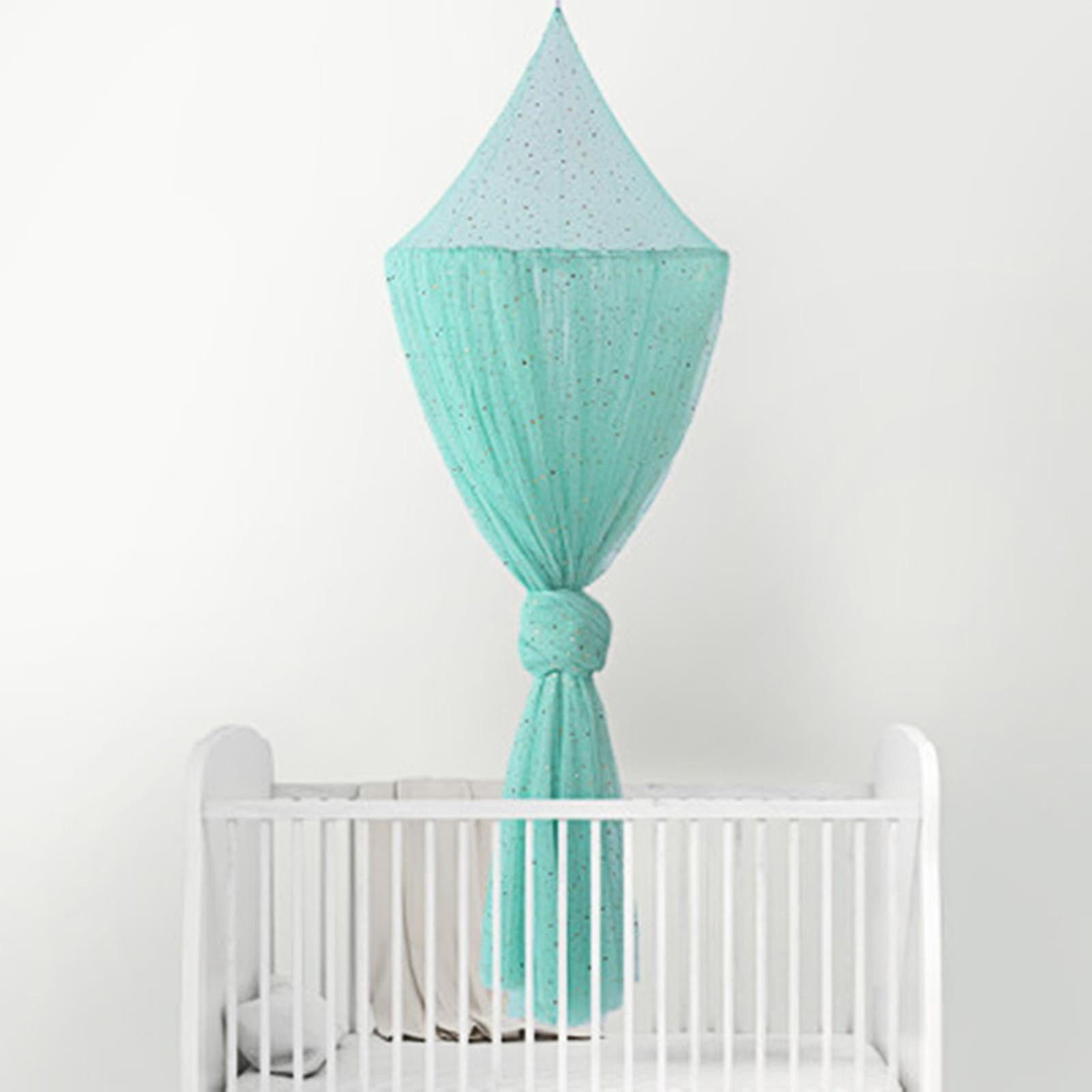 Mosquito Net Soft Star Sequin Net Yarn Cute Canopy Crib Curtain For Baby Room