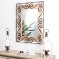 thumbnail image 5 of Glitzhome  Farmhouse Rustic Metal Lantern Beige-S+L, 5 of 5