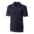 thumbnail image 2 of Men's Cutter & Buck Navy West Virginia Mountaineers Big & Tall Forge Stretch Polo, 2 of 3
