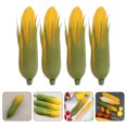 thumbnail image 4 of 4 piezas de maíz artificial, modelo realista, simulación de maíz falso, decoración vegetal falsa, 4 of 8