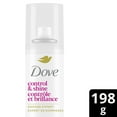 thumbnail image 2 of Dove Hairspray offre 24 h de tenue naturelle et de brillance Fixatif à Tenue Extra pour une tenue longue durée Contre et Brillance 198g, 2 of 7